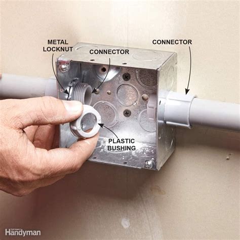 bushings pvc electrical outlet box|pvc junction box fittings.